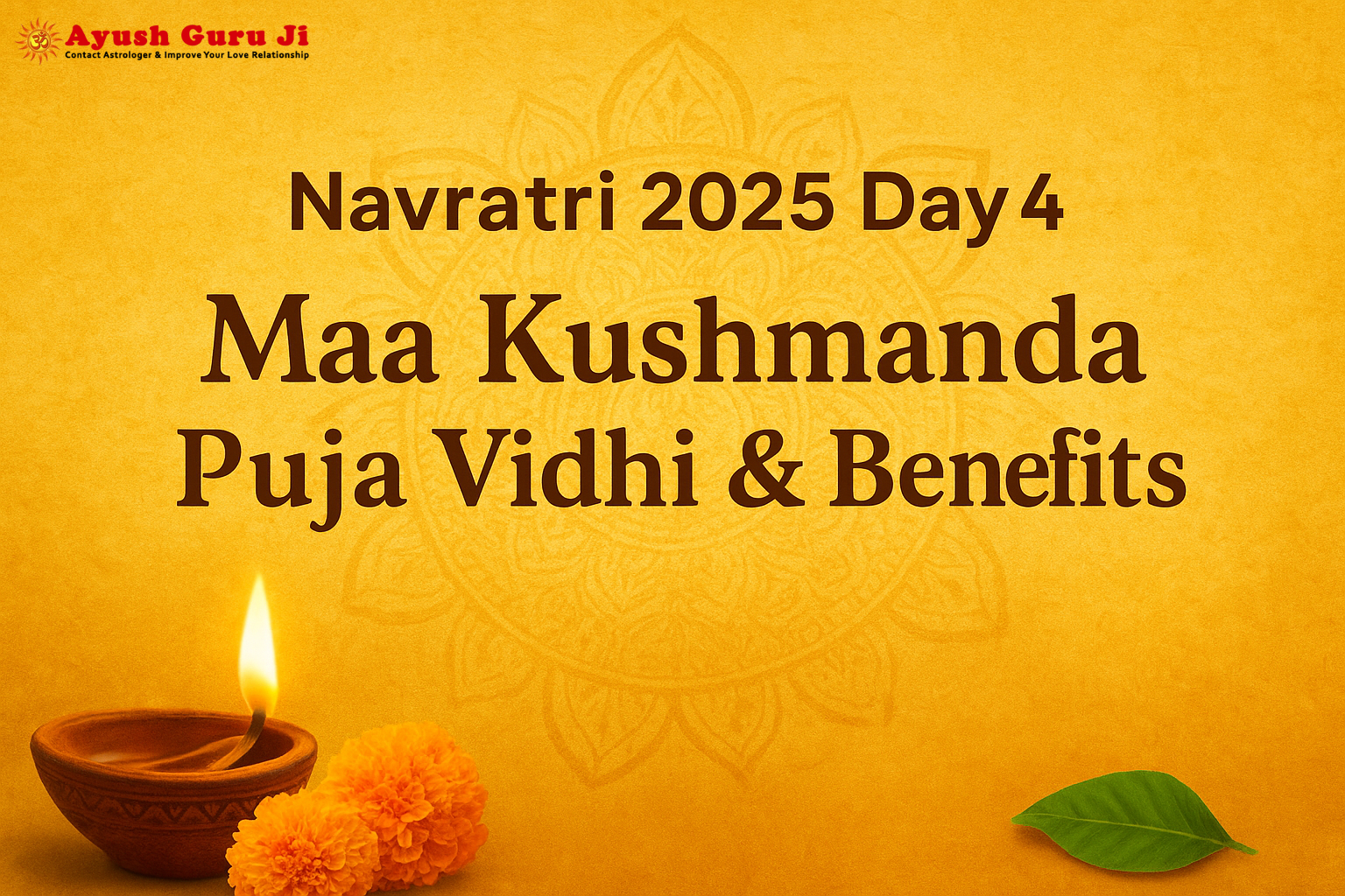 Navratri 2025 Day 4: Maa Kushmanda Puja Vidhi & Benefits